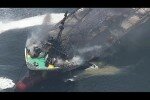 У берегов Японии взорвался танкер Сэйко-мару